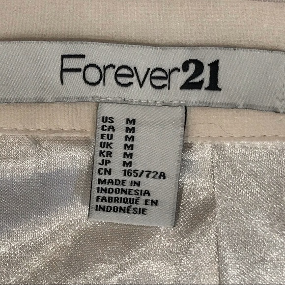 Forever 21 Pleated Colorblock Skirt Sz M - Picture 10 of 13